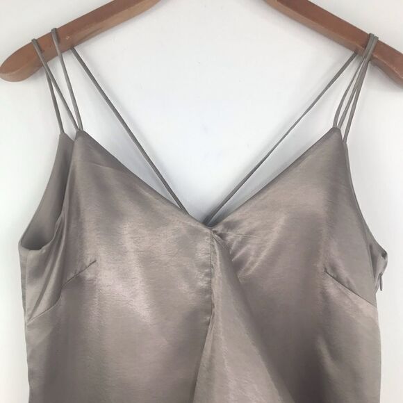 Banana Republic Heritage Collection Silvery Gray Tank Blouse - Picture 2 of 10